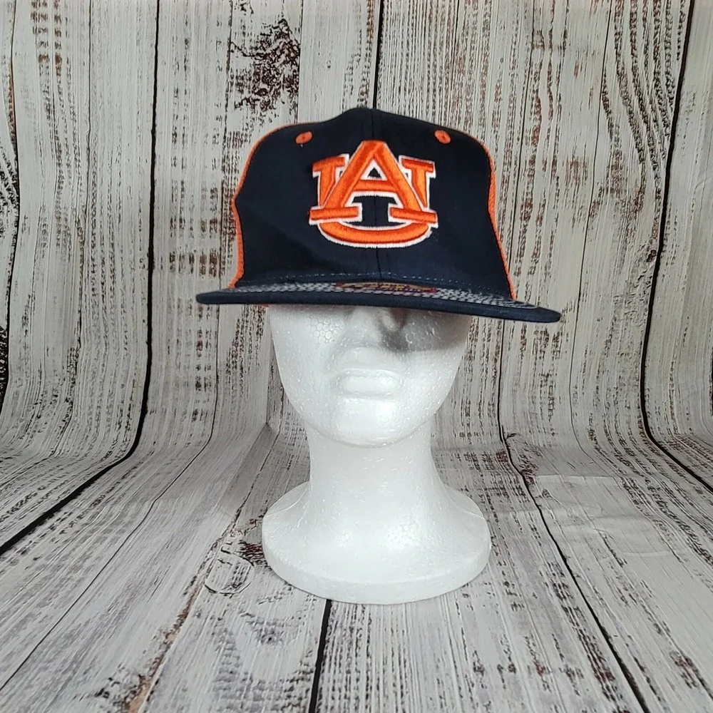 Auburn Ncaa‎ Kids Zephyr Blue Orange Adjustable Mesh Snapback Cap Hat